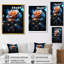 Radiant Orange Forest Rose - impression d'art mural rose-104687561-104687563