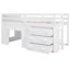 Lit mezzanine avec armoire et tablette-396557987