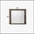 Elettra Rustic Walnut Finish Mirror