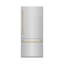 ZLINE Autograph 36 in. Built-In Refrigerator in White Matte w/ Bronze Accents-402927115