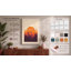 Cityscape at Sunset Retro - Wrapped Canvas-317389072-317389087