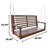 Vanegas 2 Person Acacia Porch Swing