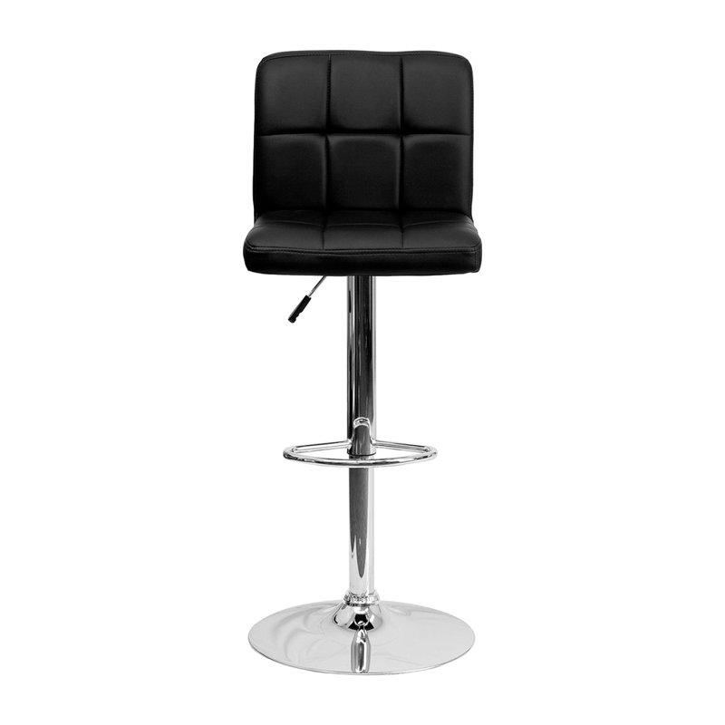 Tabouret pivotant à hauteur réglable Dovas, Noir