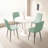 31.5" Round Dining Table, Tulip Table Kitchen Dining Table 2-4 People-1701580966-1701580964