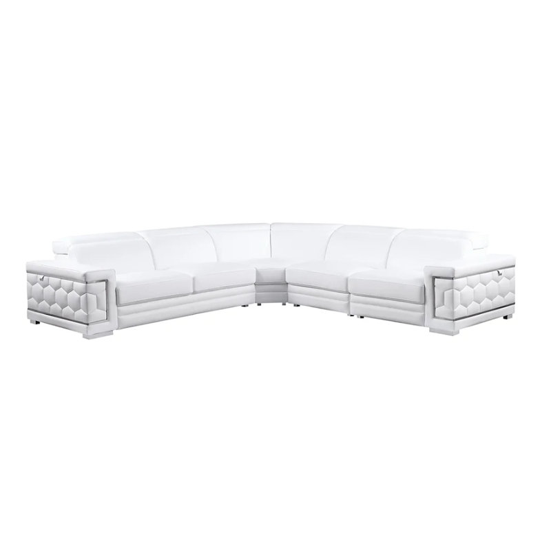 Canapé modulaire 4 pièces Favo, Blanc