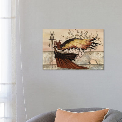 Autumn Stroll by Amy Brown - Wrapped Canvas Print