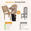 Ensemble de 2 chaises de patio en aluminium toutes saisons avec coussins gris clair-1297447355
