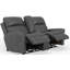Causeuse inclinable électrique en cuir fleur Seibert-799458483