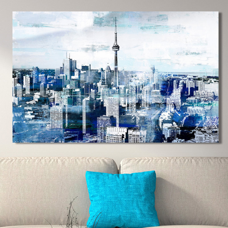 « toronto, ontario i », reproduction d’impression sur toile tendue, H 18 po x l 30 po