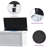 Edrosie Inc 233 Gallons Water Resistant Resin Lockable Deck Box-87908253