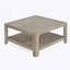 Table basse carrée avec rangement