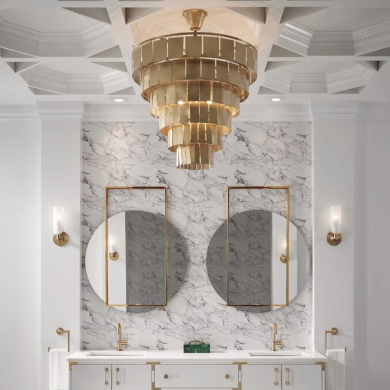 Odin® Single Hole Bathroom Faucet, Luxe Gold, 1.2 GPM