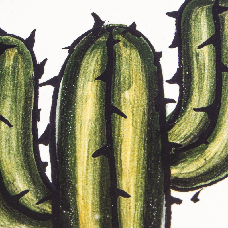 Loon Peak® Handmade Saguaro Ceramic Napkin Holder