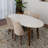 Gimpel 5 - Person Solid Wood Oval Dining Set with Velvet Upholstered Chairs-1298559607-1298559600