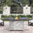 Extendable Rectangle Aluminum Alloy Fire Pit Table, 50,000BTU