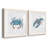 " Bubbly Blue Crab " 2 Piece Art Color Photography Print-1283583720-1283583714