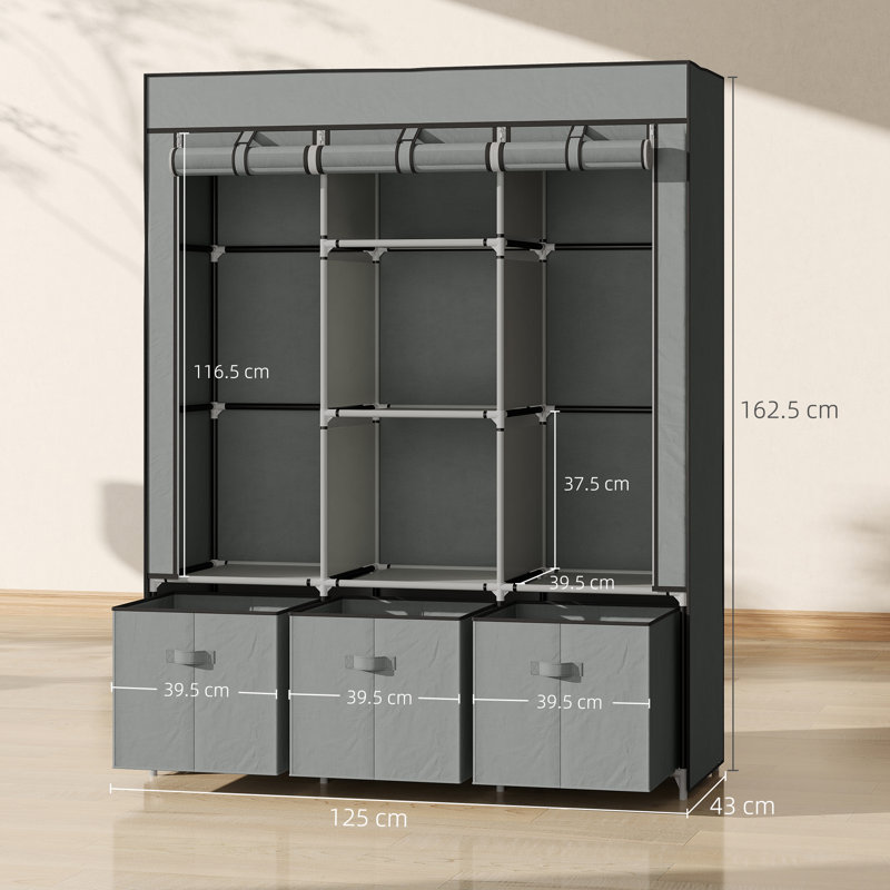 Plastic,Steel Wardrobe