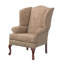 Fauteuil à oreilles en chenille de 35 po de large Akela