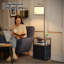 Lampe de table de chevet moderne avec tiroirs, ports USB et prise de courant CA, table de chevet polyvalente-897339040