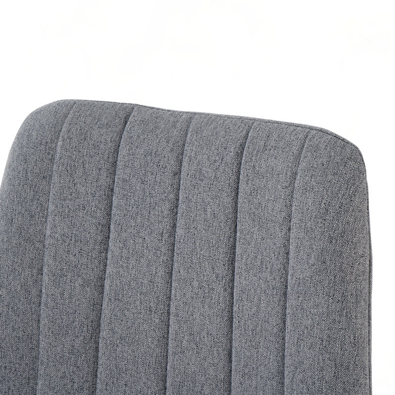 Ensemble de salle à manger moderne simple de 4, Gris foncé