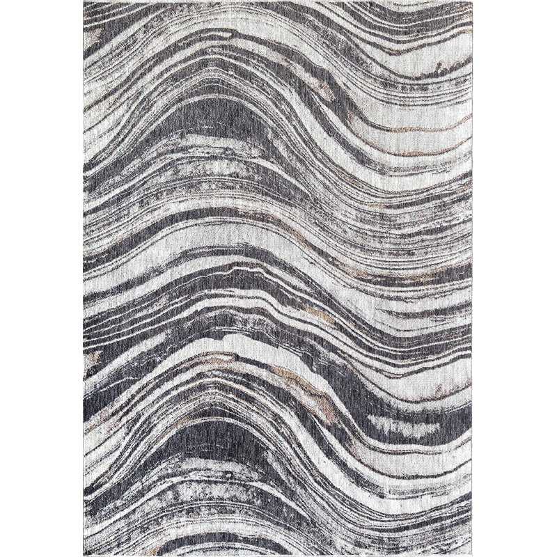 Tapis gris Celestia, Rectangle 2 pi 6 po x 4 pi