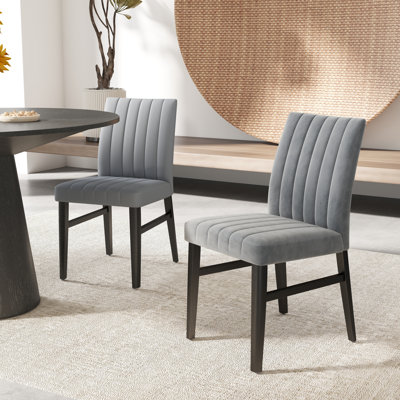 Winston Porter Vonzetta Contemporary Upholstered Dining Chairs by Winston Porter