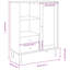 90cm Sideboard Rattan Look-93314901
