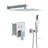 Topcraft 10-Inch Wall Mounted Square Shower System With Rough-In Valve-114861688