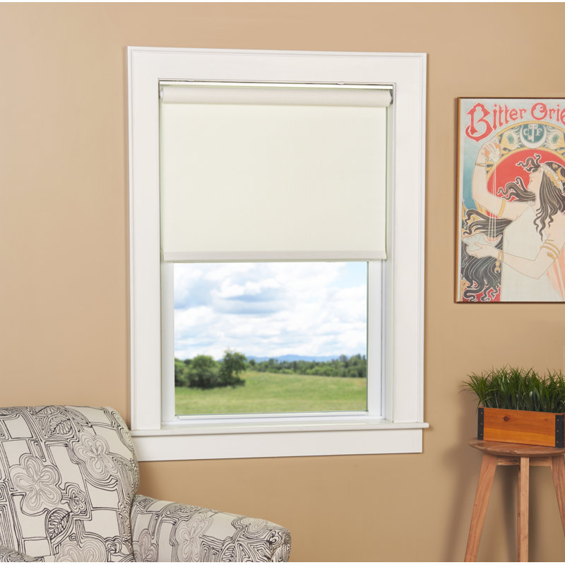 Rideau semi-transparent Almanzar, L 34 po x L 72 po, Blanc