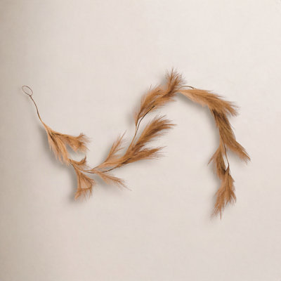 72" Pampas Grass Christmas Garland