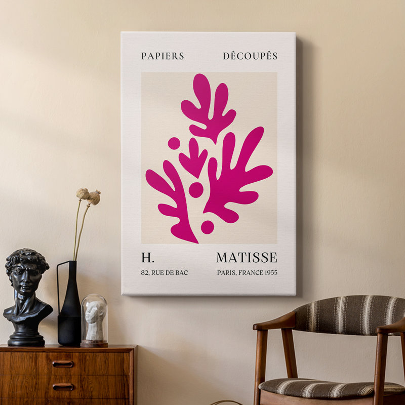Matisse CLX III, reproduction d'art encadrée sur mesure, galerie Cavas, H 12 po x l 8 po
