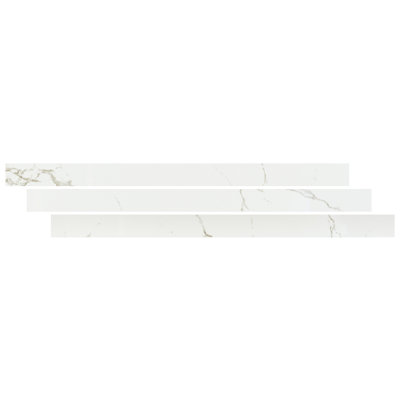 Moulure de nez de marche en vinyle de 1,03 po x L 94 po x l 2,33 po