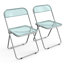 Ensemble de chaises pliantes empilables en acrylique Alcorn