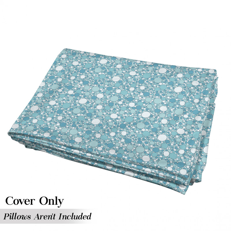Housse de coussin d'extérieur inspirée des bulles, H 2 po x l 36 po x P 88 po