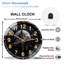 Horloge murale 12 po Space City