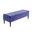 Safar Striped Ottoman Storage Bench – Upholstery Naples Shoe Bench with Black Turned Wooden Legs-109872753-109872741