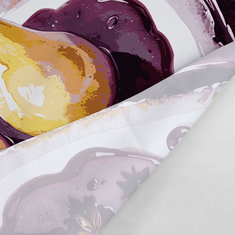 Tapisserie murale Desserts poires pochées, 88 po x 104 po