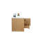 Ensemble de meuble-lavabo mural simple 47 po Korrina-639850944