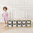 ECR4Kids Scoop Front Storage Bins, Multipurpose Organization, 10-Piece-100481337