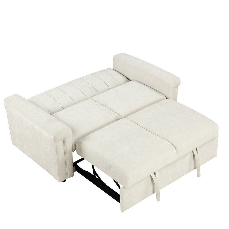Beige 21 lit avec construction - pour deux pieds en plastique confortables pour 2 personnes, Beige