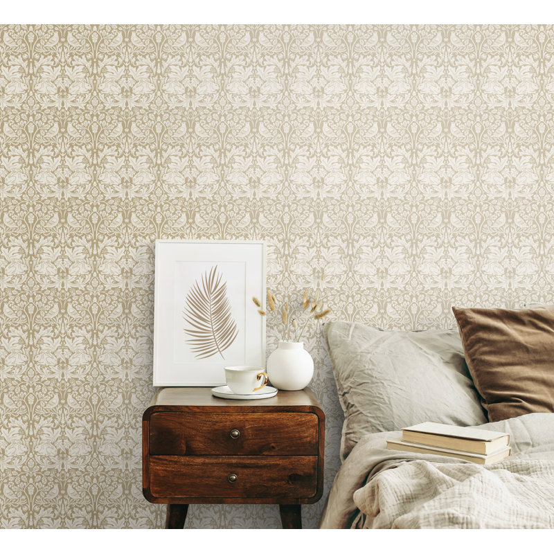 Padstow 10m x 50cm Matte Wallpaper Roll, Natural