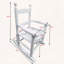 Chaise berçante en bois massif massif-843453806