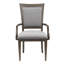 Table de salle à manger extensible Classic 7 pièces avec 2 fauteuils et 4 chaises d'appoint-2140123637