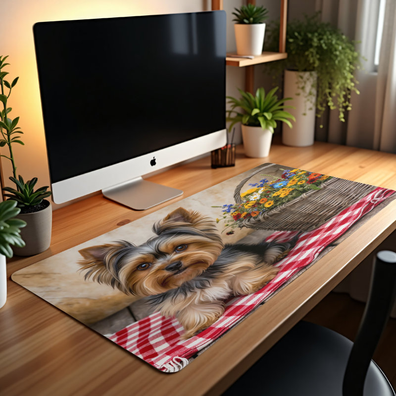 Polyester Desk Pad, 14.4x12.1