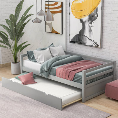 Lit de jour simple avec couchette Emele
