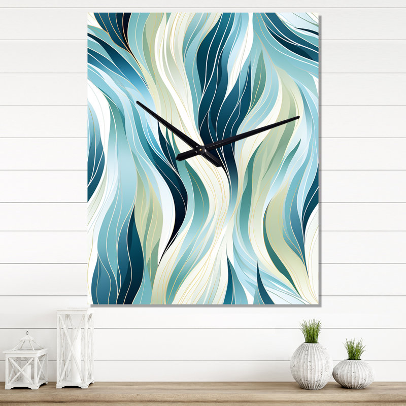 Jamarkis - Horloge murale abstraite, H 32 po x l 14 po x P 1 po