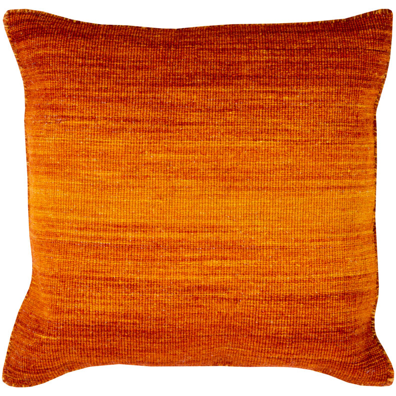 Chaz Throw Pillow, Down, Chocolate, 18" x 18"