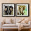 Majestic Encounter - Ensemble de 2 peintures encadrées-590239122-590239127