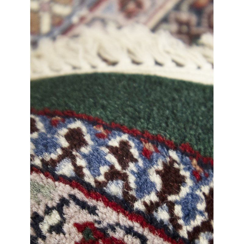 Performance Hand Knotted Wool Floral Rug