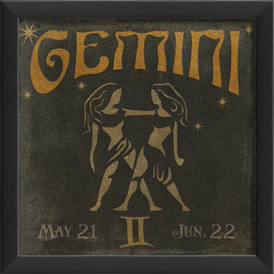 Zodiac Single Picture Frame Graphic Art